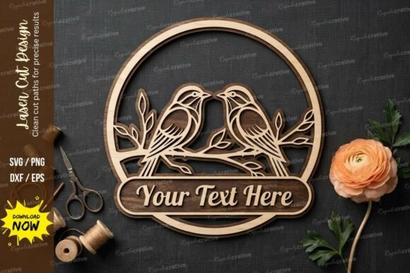 Elevating DIY Craftsmanship with Premium Bird Name Frame Laser Cut Designs