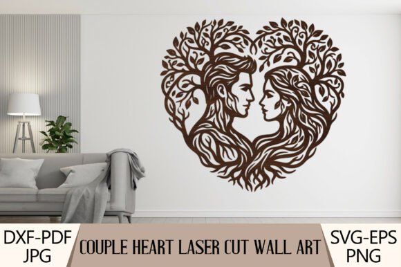 Elevating Modern Decor: The Strategic Appeal of Couple Heart Laser Cut Wall Art