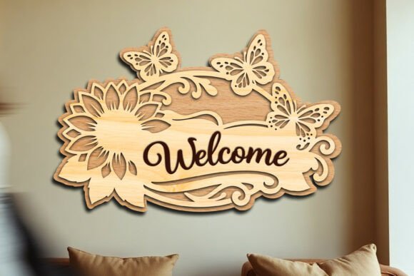 Evaluating Laser Cut Welcome Sign Wall Art SVG for Festive Decor