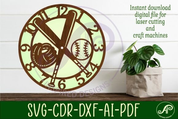 Evaluating the Baseball Clock Wall Clock Laser Cut File for Custom Sports Decor Projects