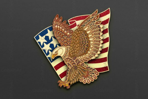 Integrating 3D Eagle SVG and 4th of July Patriotic SVG into Professional Creative Workflows