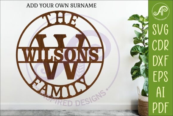 Integrating the Monogram Family Letter W Name Sign SVG into Your Custom Fabrication Workflow