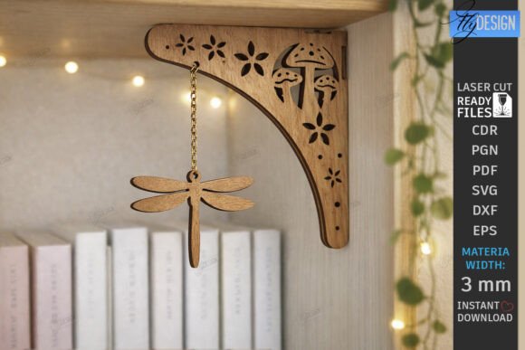 Magical CNC Corner Brackets for Gothic Shelves