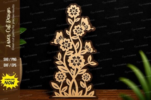 Vertical Floral Laser Cut Decorative: A Strategic Tool for Creative and Professional Projects